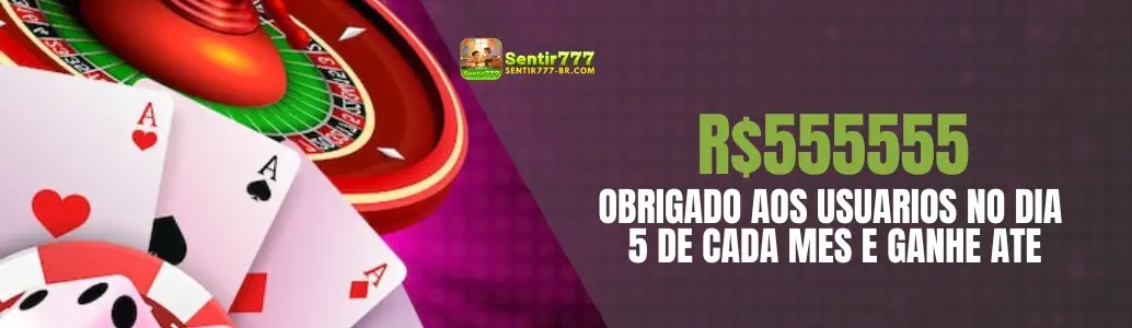 SENTIR777 Caça Níqueis banner